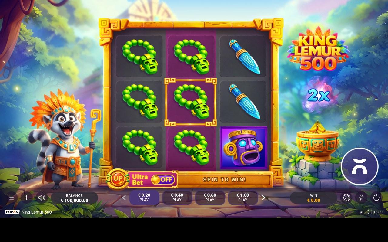 King Lemur 500 - Popok Gaming Slot