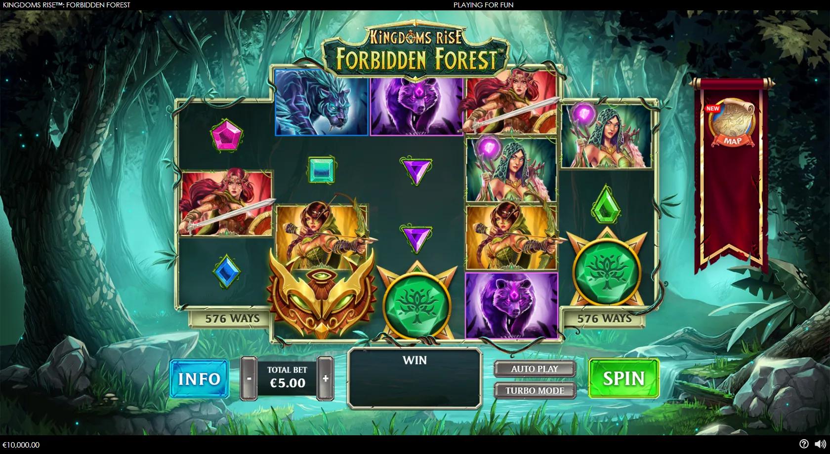 Kingdoms Rise: Forbidden Forest - Playtech Slot