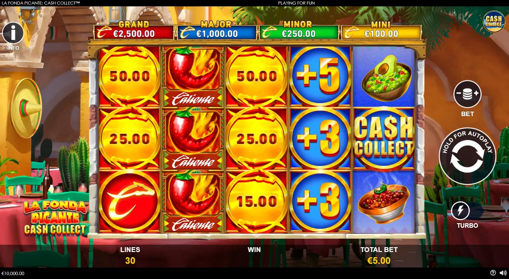 La Fonda Picante: Cash Collect - Playtech Slot