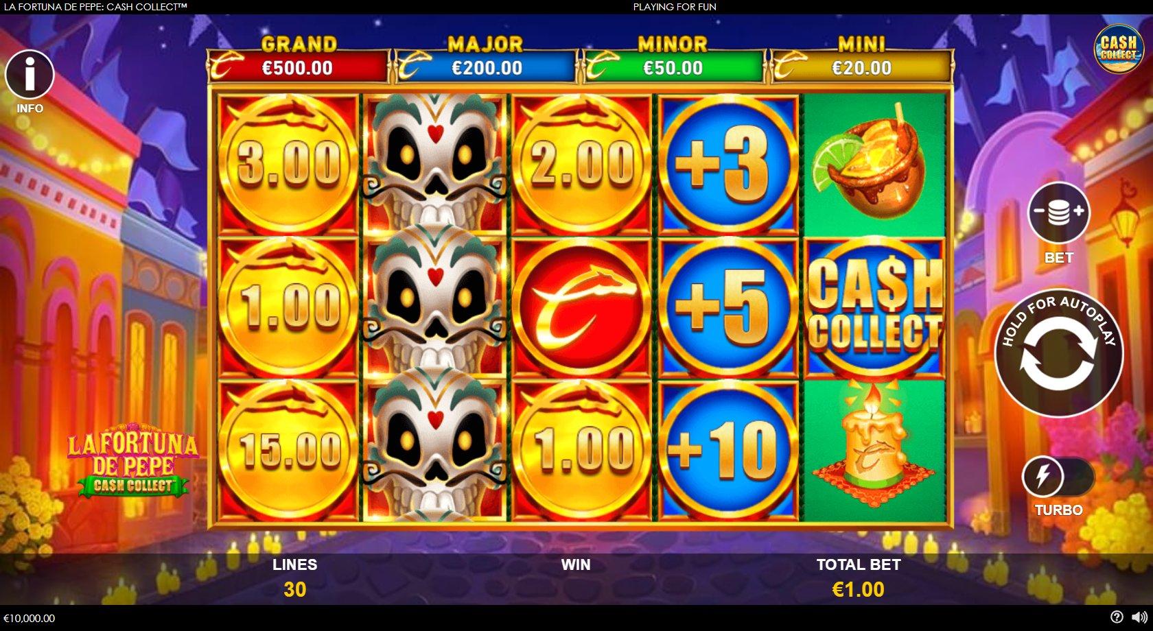La Fortuna de Pepe: Cash Collect - Playtech Slot