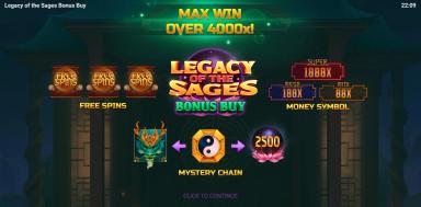 Legacy of the Sages Bonus Buy - Evoplay Slot