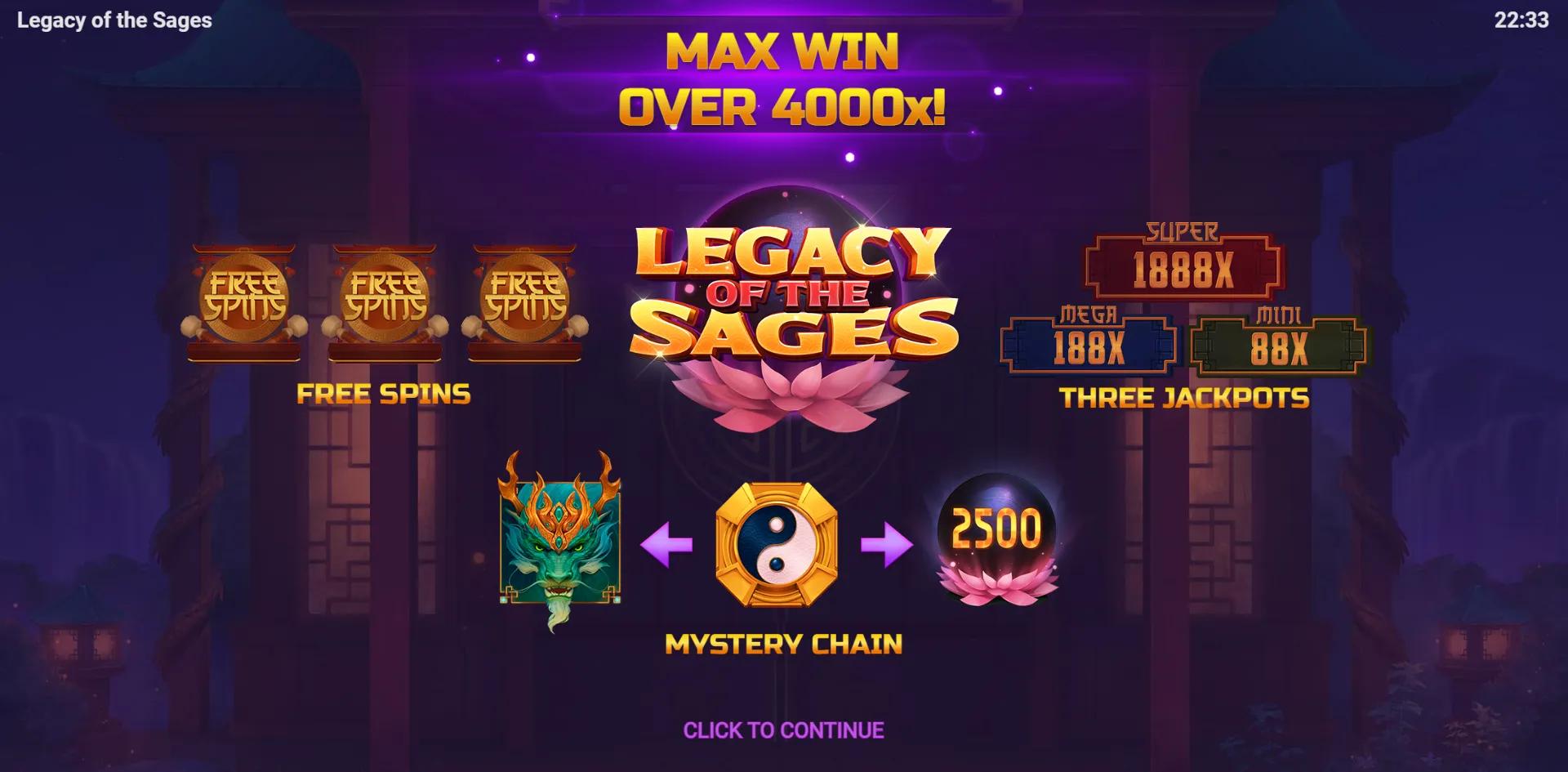 Legacy of the Sages - Evoplay Slot