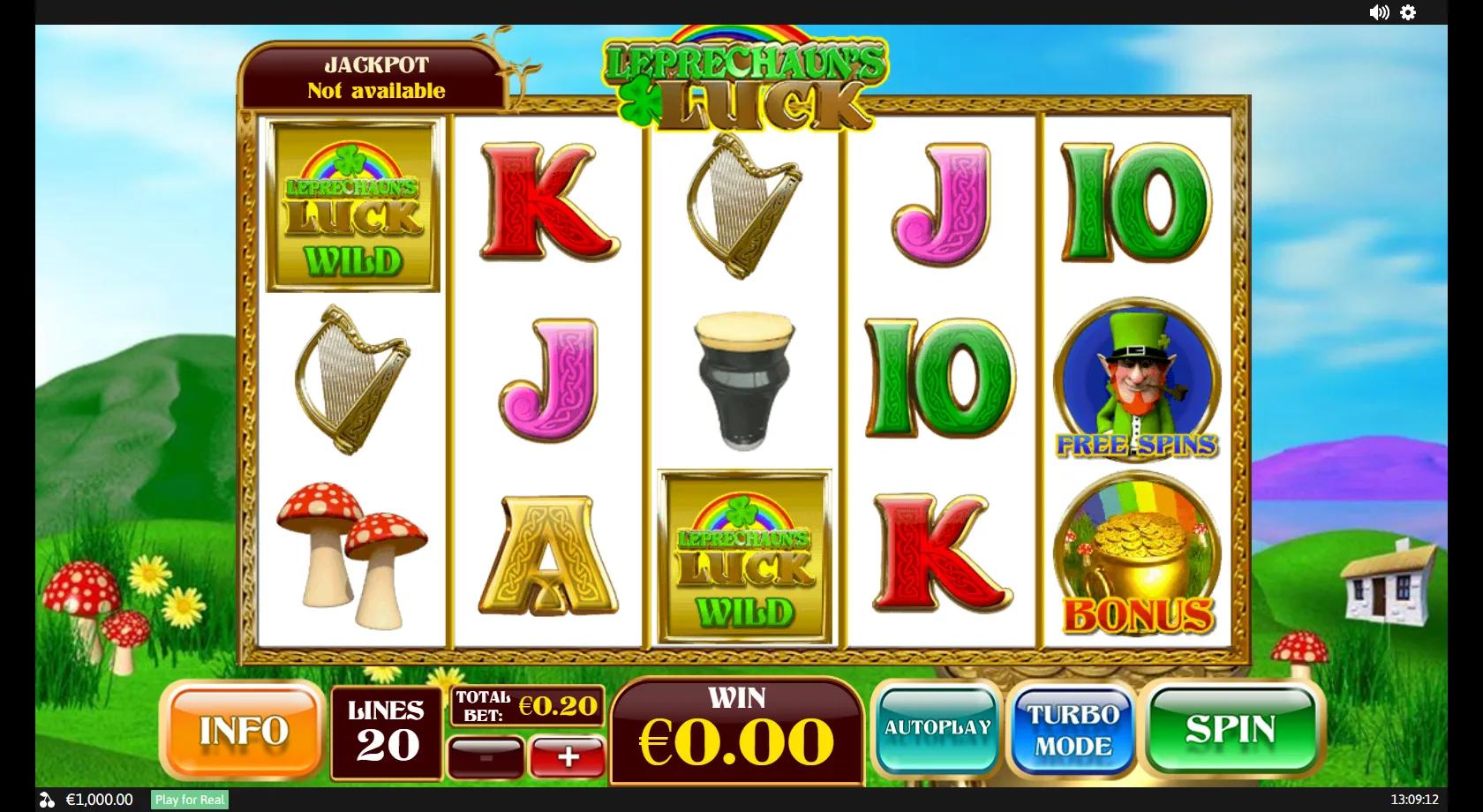 Leprechaun's Luck - Playtech Slot