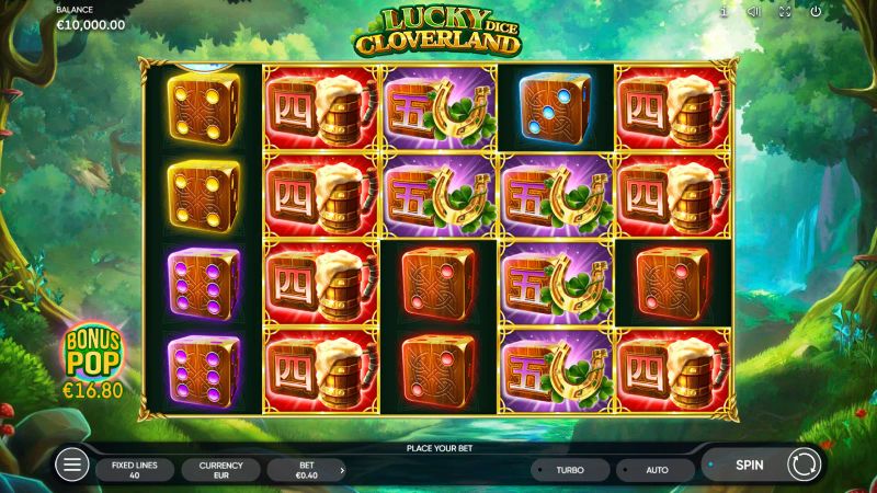 Lucky Cloverland Dice