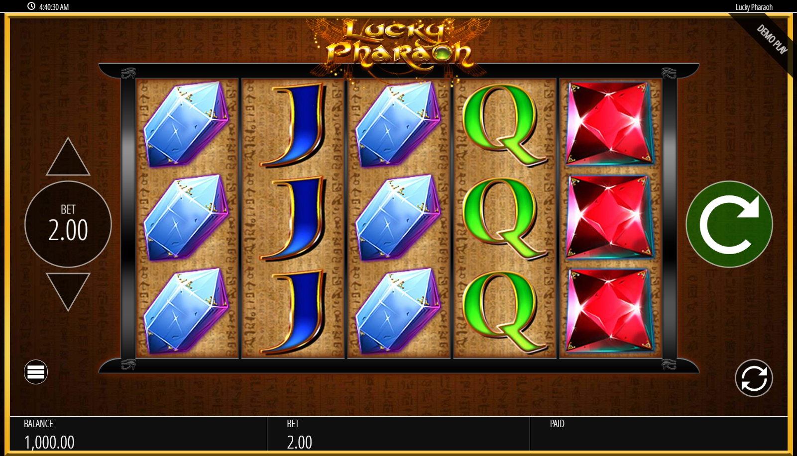 Lucky Pharaoh - Blueprint Gaming Slot