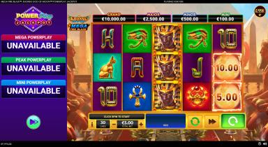 Mega Fire Blaze: Khonsu God of Moon PowerPlay Jackpot - Playtech Slot