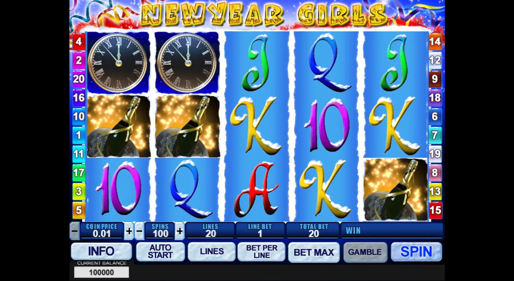 New Year Girls - Playtech Slot