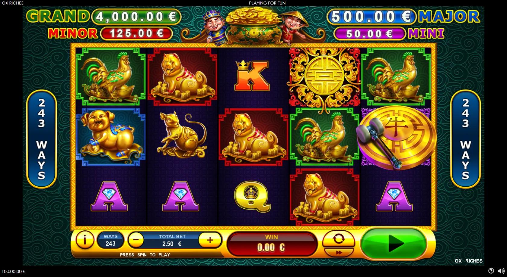 Ox Riches - Playtech Slot