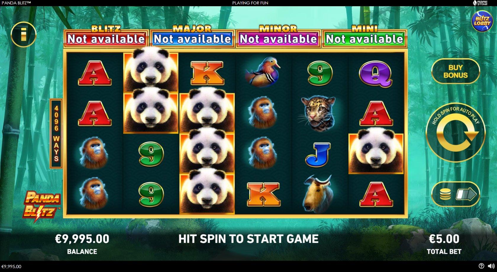 Panda Blitz - Playtech Slot