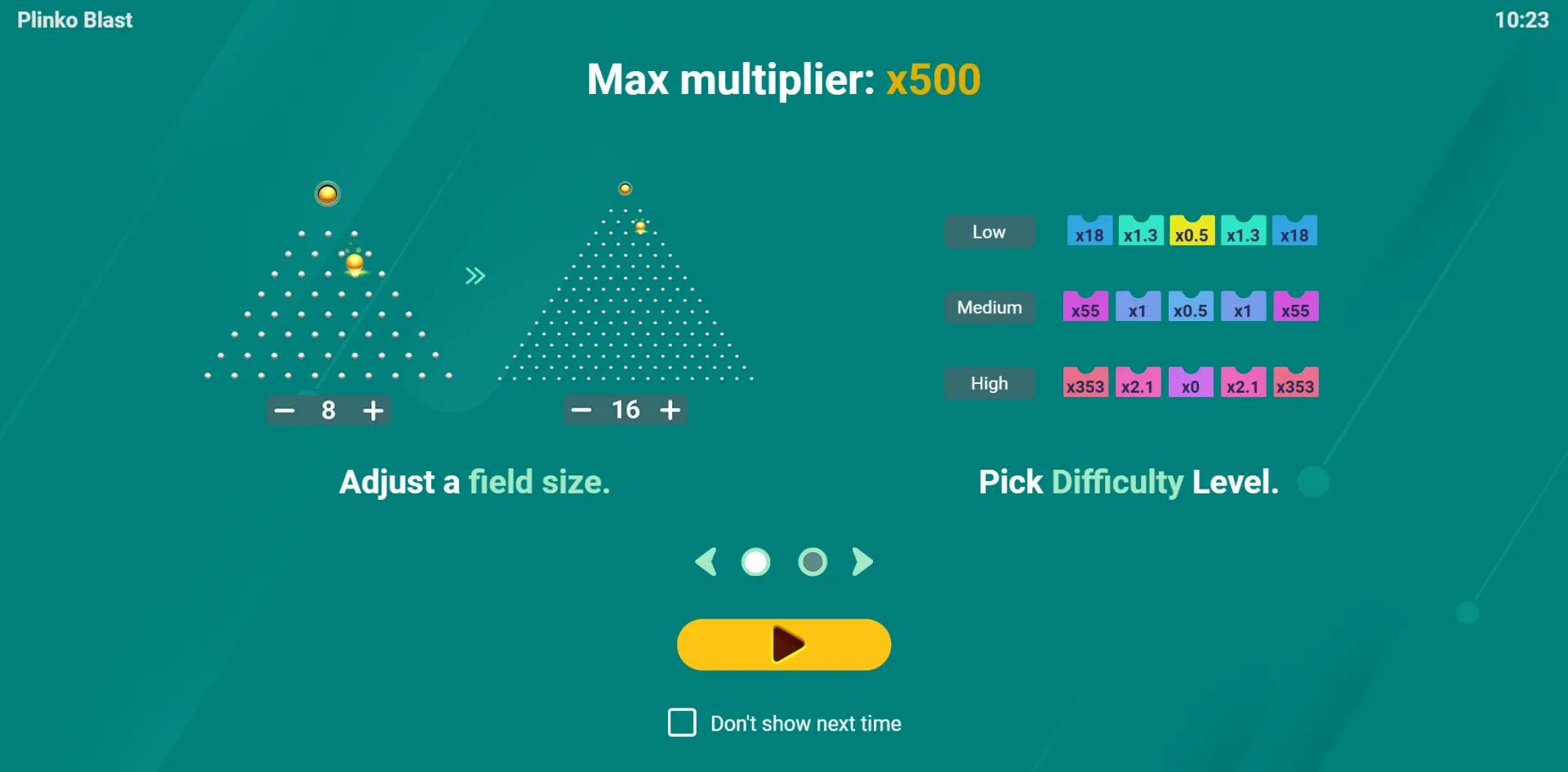 Plinko Blast - Evoplay Slot