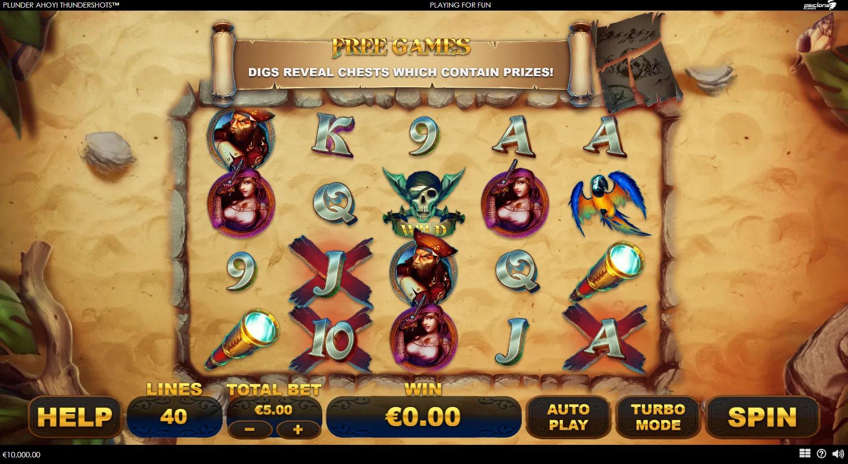 Plunder Ahoy! Thundershots - Playtech Slot