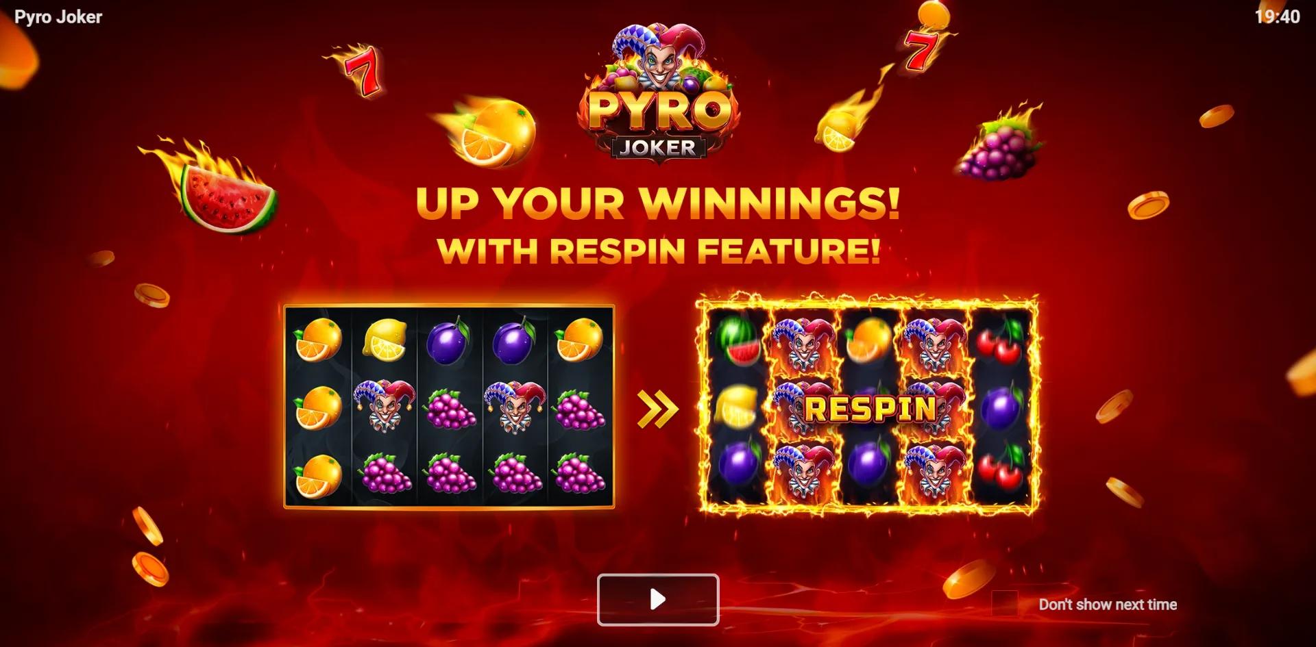 Pyro Joker - Evoplay Slot