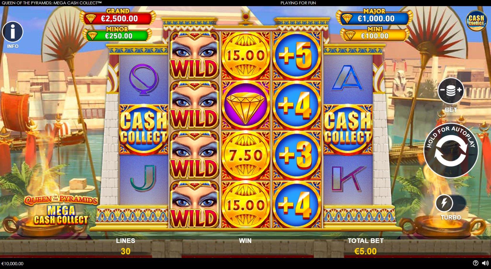 Queen of the Pyramids: Mega Cash Collect - Playtech Slot