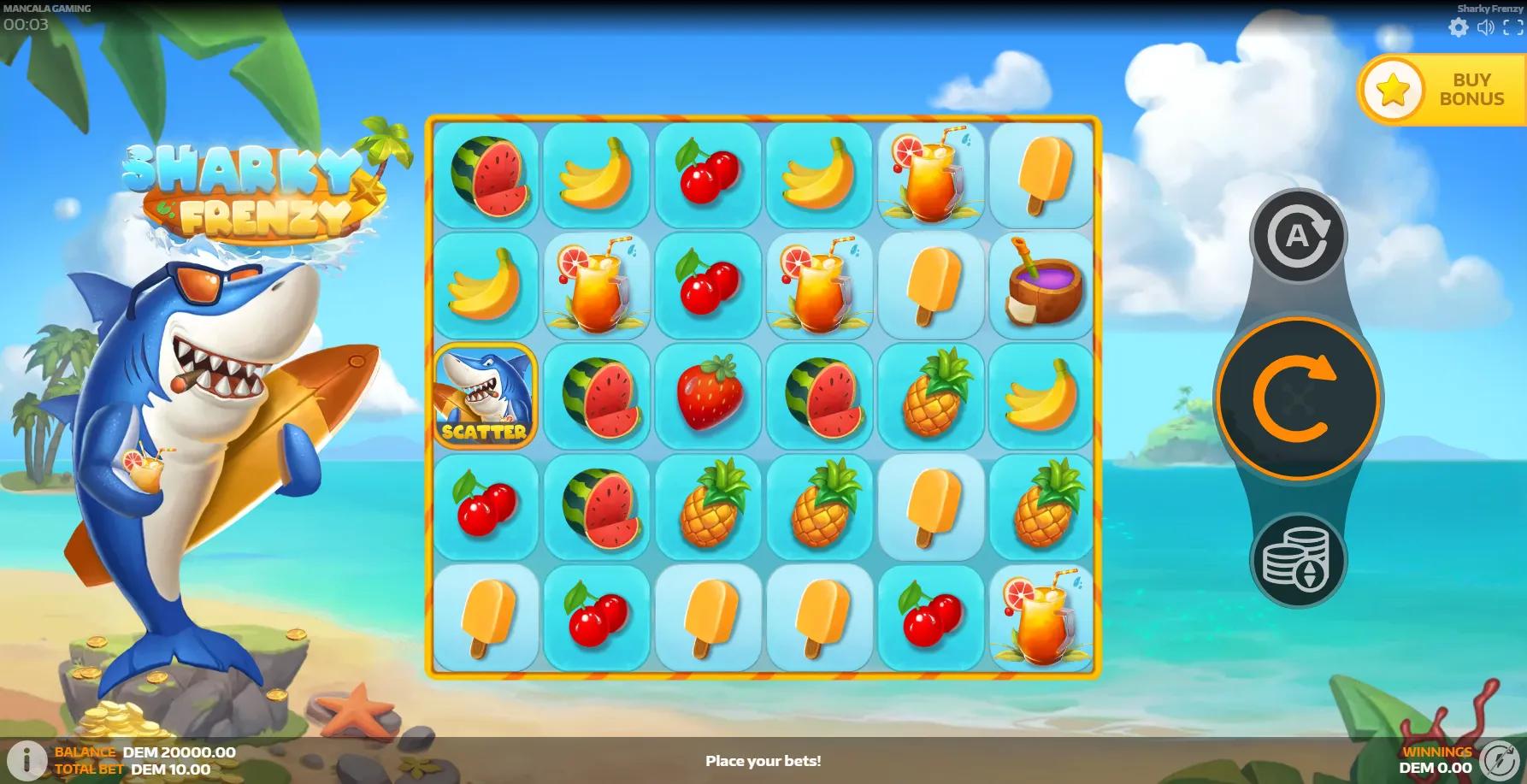 Sharky Frenzy - Mancala Gaming Slot