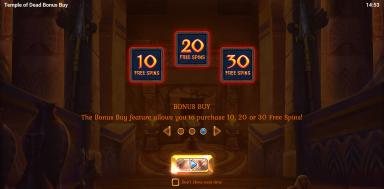 Temple of Dead Bonus Buy - Evoplay Slot
