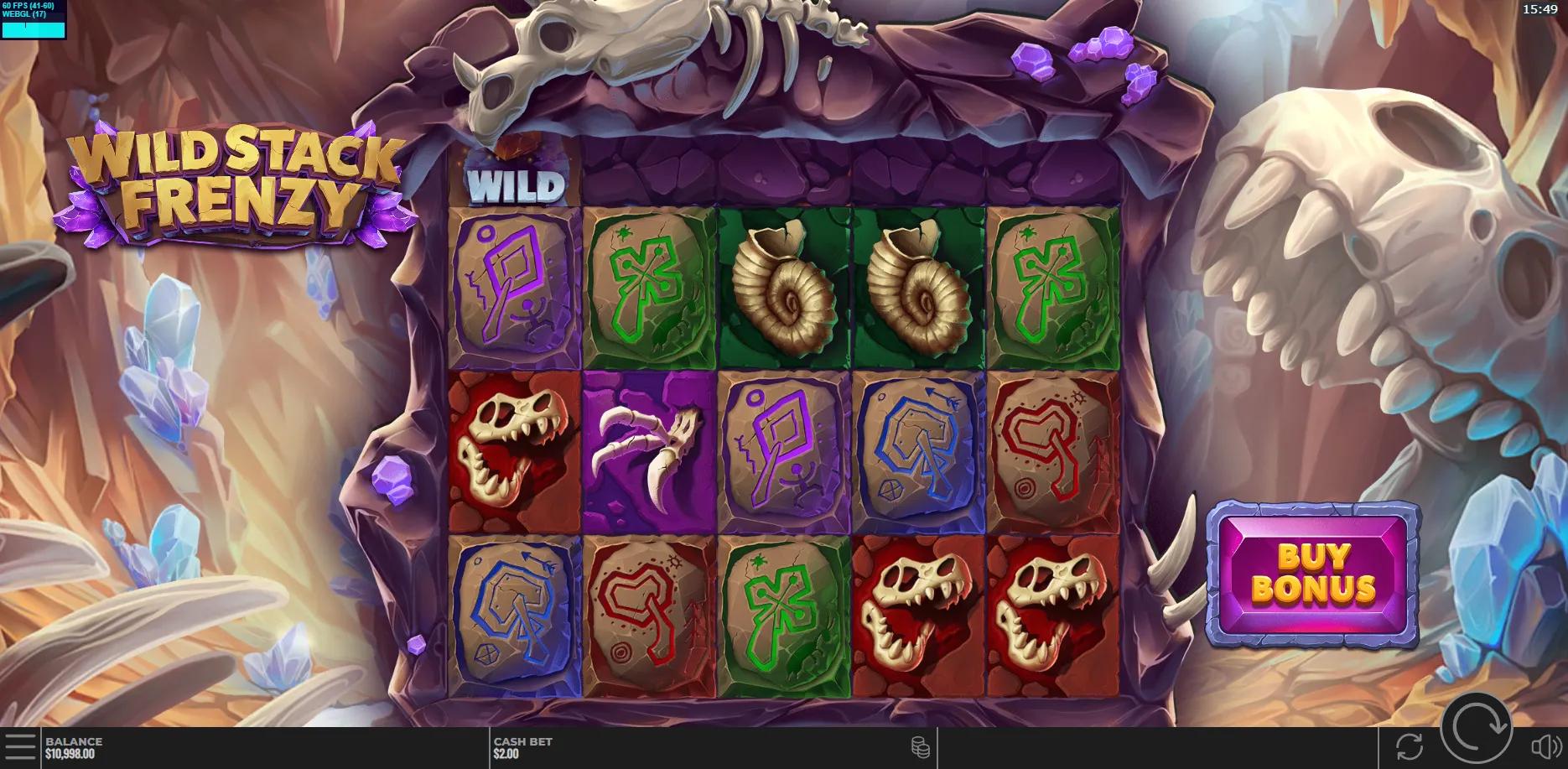 Wild Stack Frenzy slot gameplay screenshot