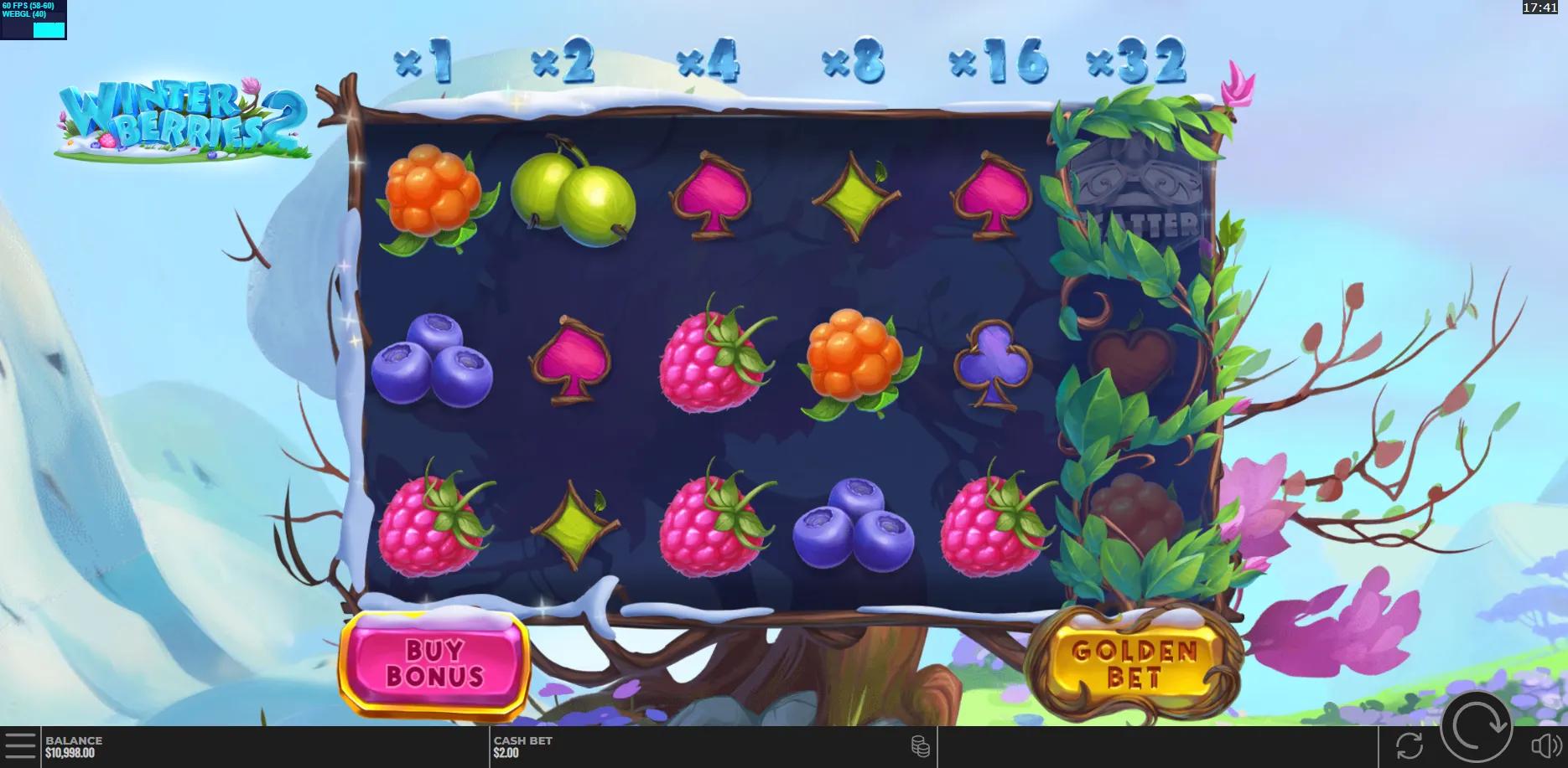Winterberries 2 slot gameplay screenshot